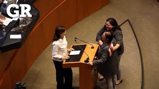 Lilly Téllez 'ignites' Morena supporters in the Senate