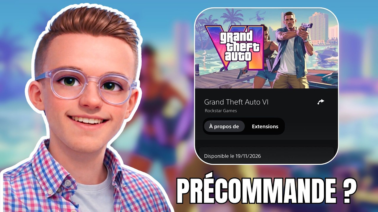 GTA 6 |  Les Précommandes arrivent sur PLAYSTATION !