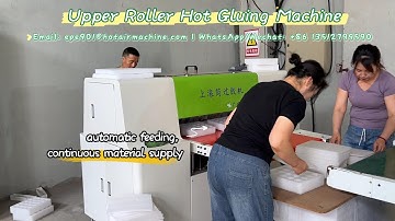 EPE Upper Roller Gluing Machine for EPE XPE Custom Foam Inserts & Trays Protective Cases
