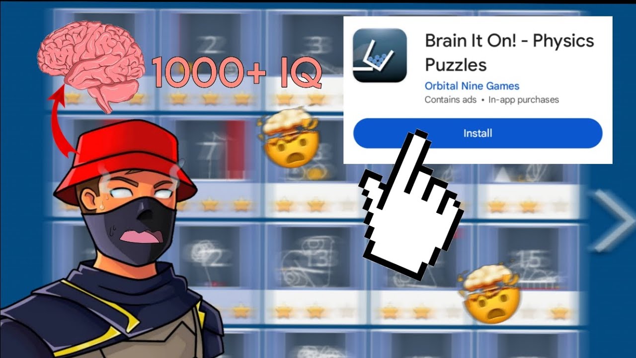 BRAIN IT ON GAME 1 TO 10 LEVEL #iqtest #viral