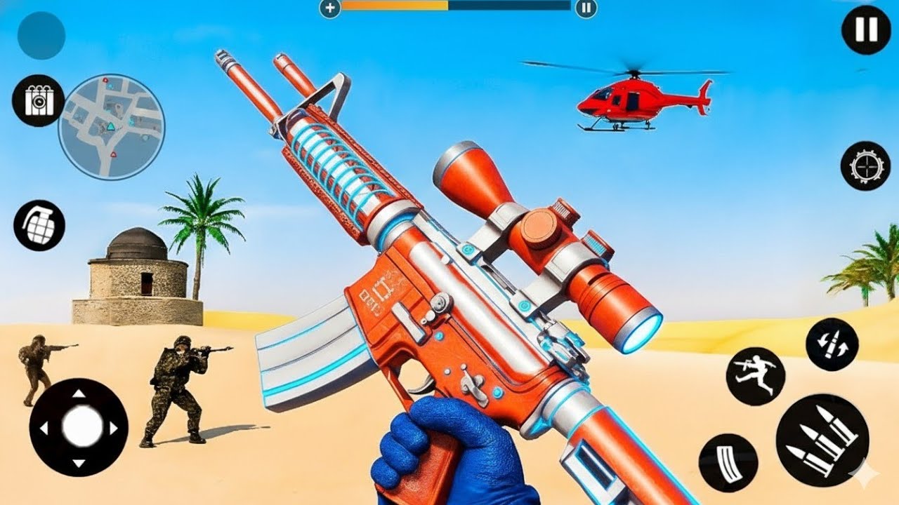 FPS Robot Shooter Strike Anti-Terrorist Shooting Android GamePlay
