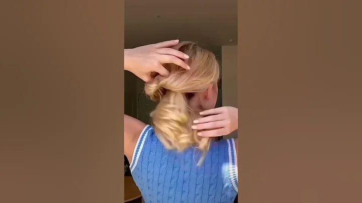 cute and easy hairstyle idea #hair #school #shorts