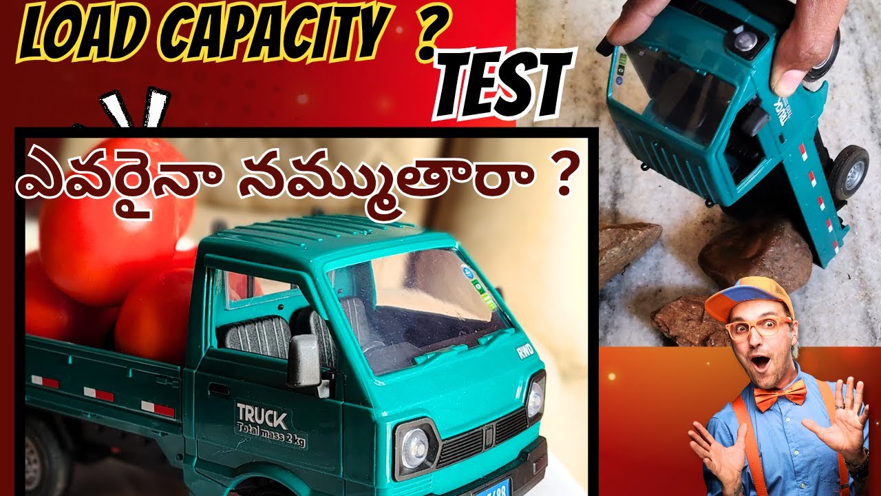 RC Car Load Capacity Test 🚗  How Much Weight Can It Carry 😱