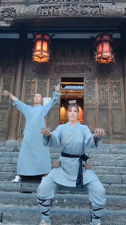 kung fu Training in china shaolin #kungfu #monk #wushufight #shaolinkungfu #shaolin #martialarts