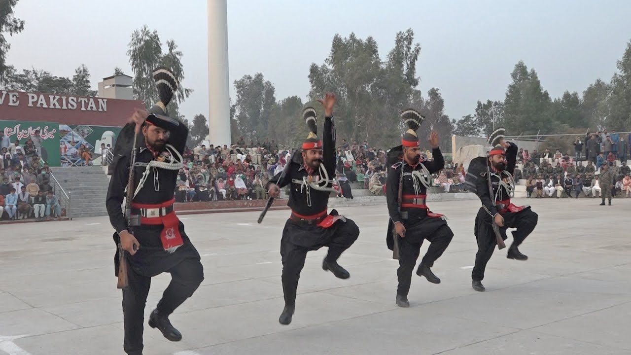 India Pakistan Border Force  Face off Parade