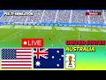 🔴LIVE - USA vs AUSTRALIA | FIFA World Cup 2026 | Full Match | PES 21 Football Simulation Gameplay