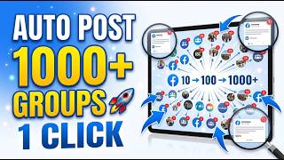 How To Post to Multiple Facebook Groups at Once | Auto Post Tool 2026