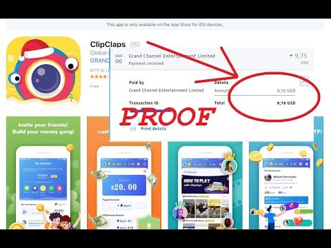 ClipClaps App Review - Make Money with Your iPhone Easily - YouTube