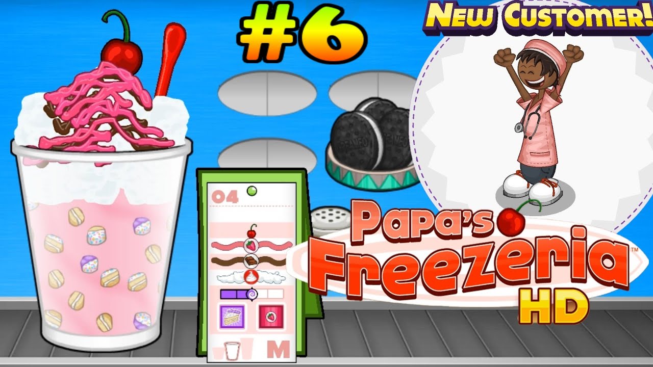 Papa's Freezeria HD Part 6 - Unlocking Papa Louie 