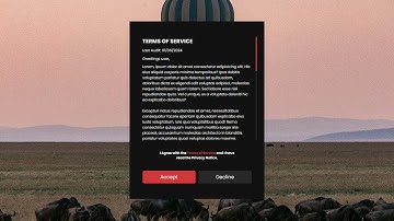 Terms of Service    HTML   CSS Tutorial