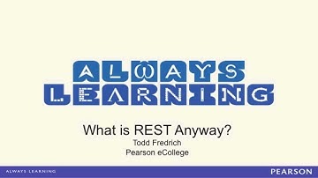 Intro to REST (aka. What Is REST Anyway?)