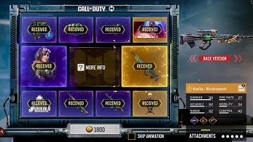 KOSHKA Legendary Full Draw | COD MOBILE