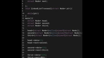Linked List in C Program