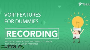 VoIP Features for Dummies - Call Recording in IP PBX