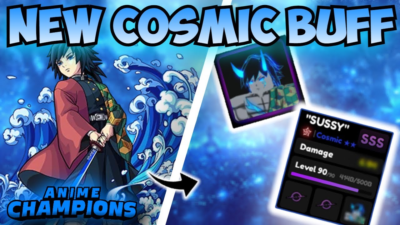 I GOT THE FIRST COSMIC SECRET GIYU UNIT [NEW] Anime Champions Simulator 