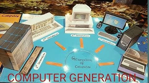 Generation of computer Project for 5 th Class #computerscience #generationofcomputer #computer