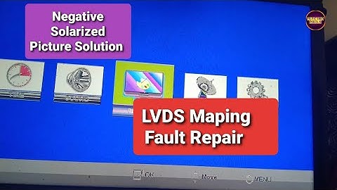 Led Tv Panel mapping &  Lvds problem solving process||Solarized picture solution in led,lcd Tv.