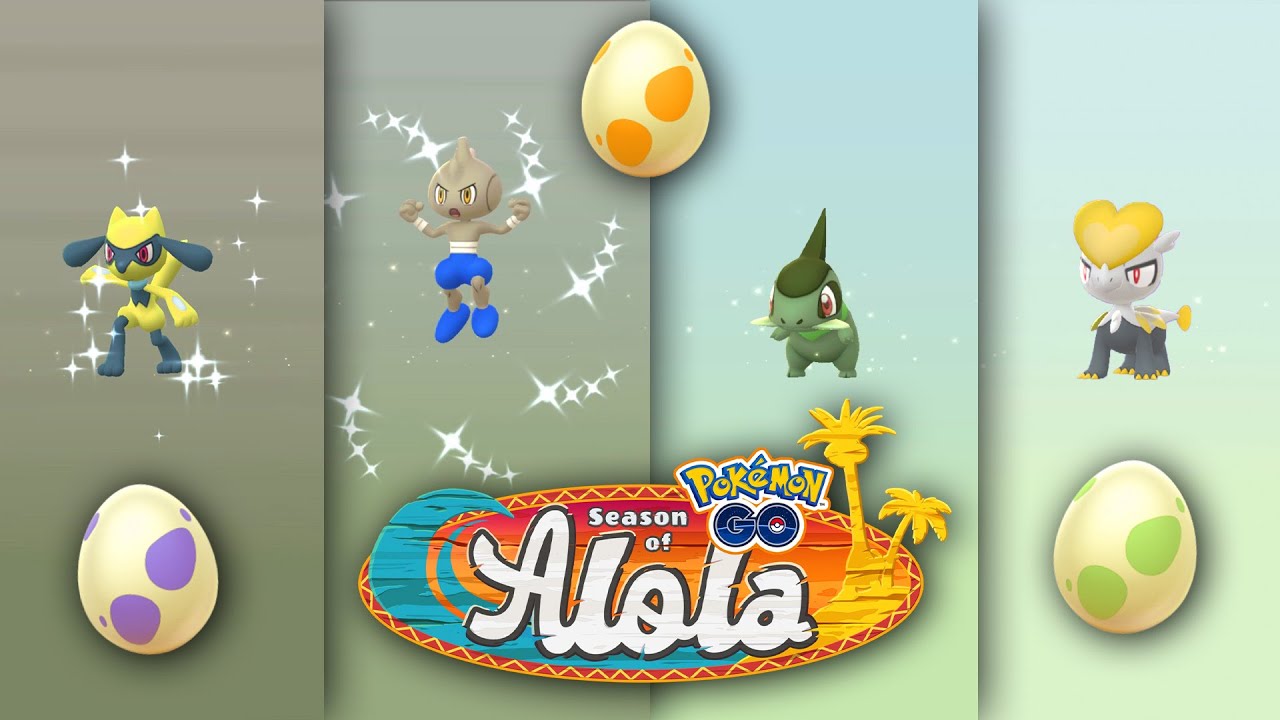 SEASON OF ALOLA *EGG POOL* in POKEMON GO What Can You Hatch? YouTube