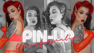 Modern Pinup Transformation! | Hair & Makeup