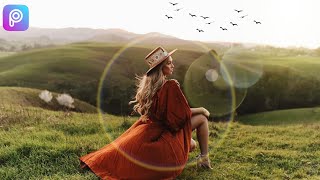 How To Make Lens Flare Effect in Picsart | Dramatic Photo Sun Lens Flare | Picsart Tutorial screenshot 5