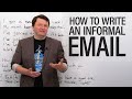 How to write informal emails in English