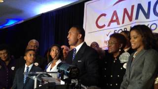 Charlotte Mayor-Elect Patrick Cannon celebrates
