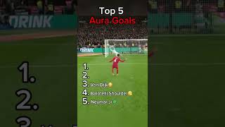 The five divine strikes lit by aura’s flame goals that shimmer beyond time and name. #FootballMagic#
