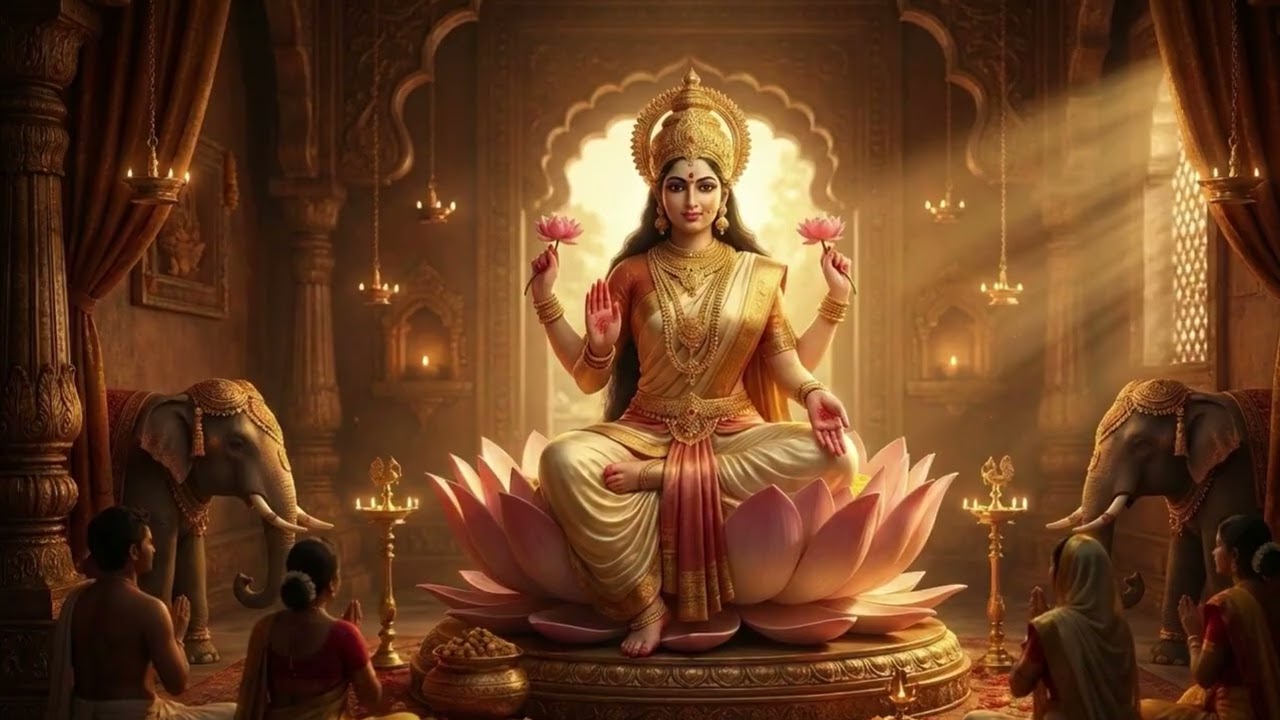 ॐ மகாலக்ஷ்மியே நமஹ 🙏 10 Minutes Divine Lakshmi Chant 💰🪔 Peace & Prosperity 