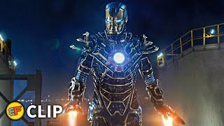 Iron Man vs Aldrich Killian - Final Battle Scene (Part 1) | Iron Man 3 (2013) Movie Clip HD 4K Resimi