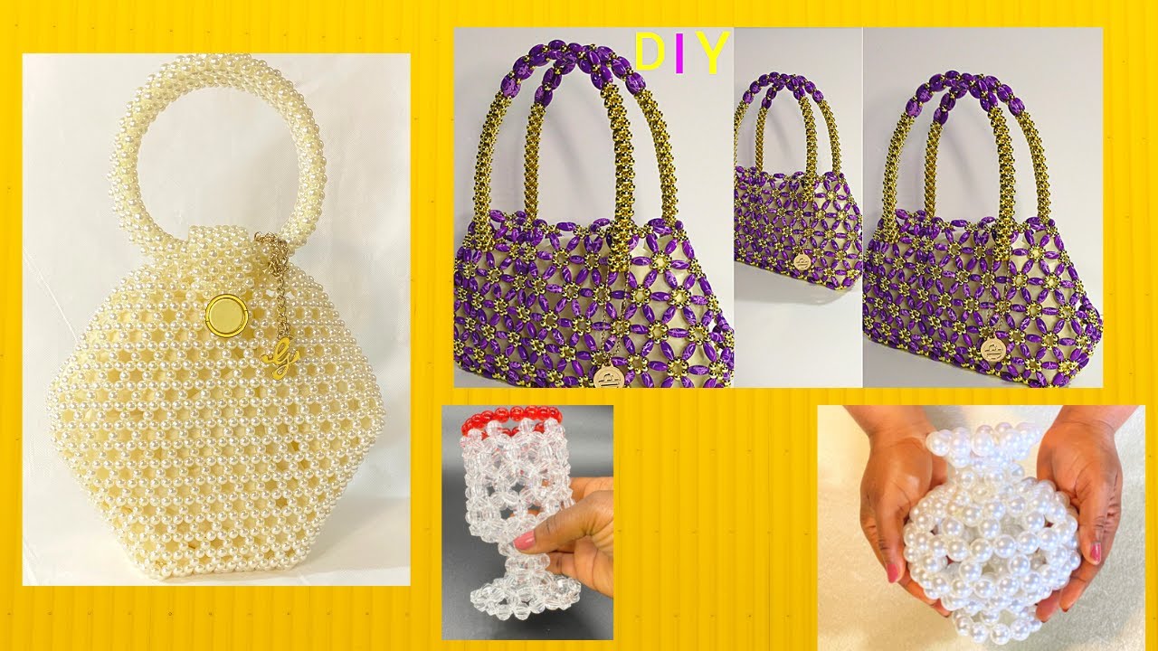 Buy Crystal Bead Bag Shoulder Beads Bag Acrylic Beaded Bag Luxury Party  Purse Bridal Bag Women Handbags Gift for Her Online in India - Etsy