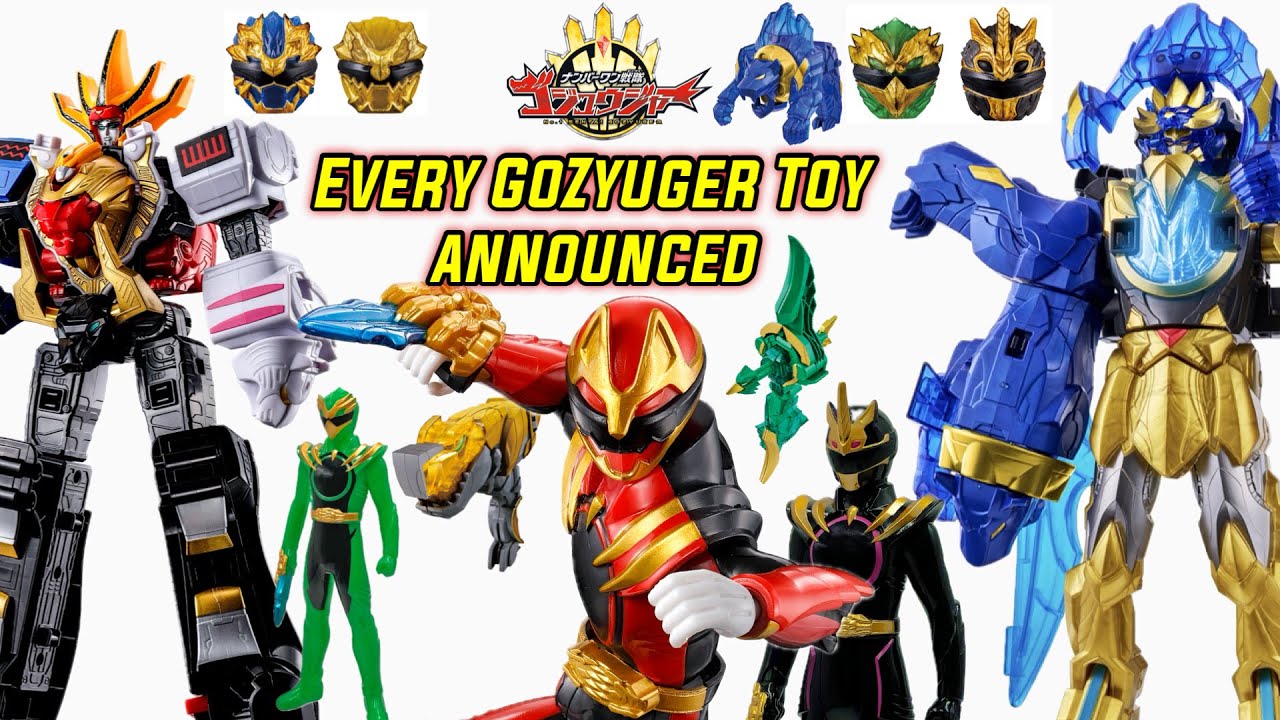 All Sentai Rings NEW GoZyuger Releases! Every Announced Toy So Far! Sentai Rings! Robos ...