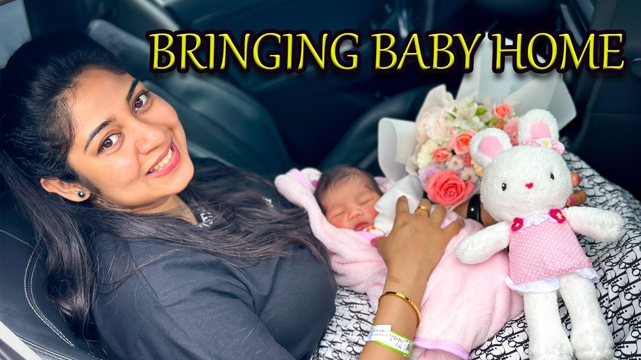 👼 Bringing newborn baby home from hospital 👨‍👩‍👧 / welcome to the ...