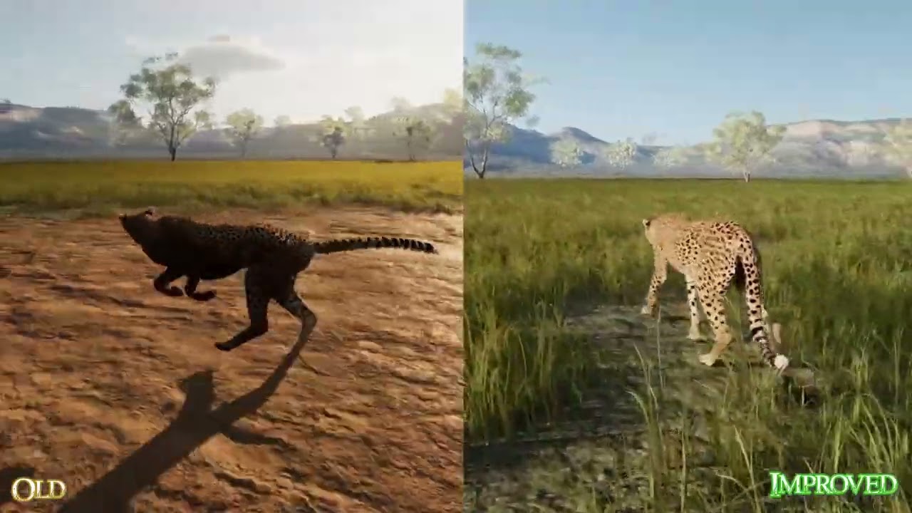 Primal Earth Cheetah movement improvements!