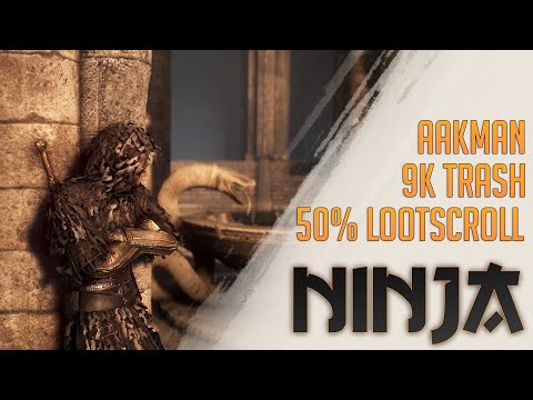 BDO Ninja Succession Aakman 245 AP | 9150 Trash | 50% lootscroll