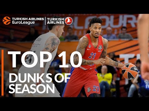 2018-19 Turkish Airlines EuroLeague: Top 10 Dunks!