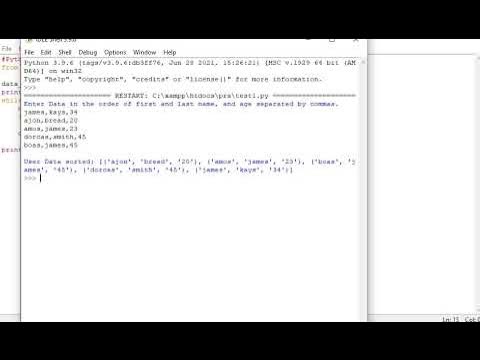 Python program Sort Tuples by Ascending Order - YouTube image.