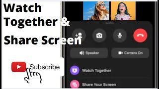 Live Demo-Facebook Messenger New Feature Watch Together Option | watch video together on messenger screenshot 5