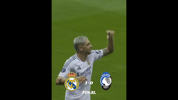 Real Madrid vs Atalanta 2024 Uefa Super Cup Final