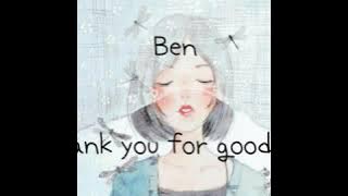 Ben - Thank you for goodbye || Video Lyrics sub Indonesia