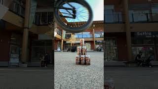 Nice bunny hop over root beer @MugRootBeerOfficial  #bmxstreet #fypシ #viral