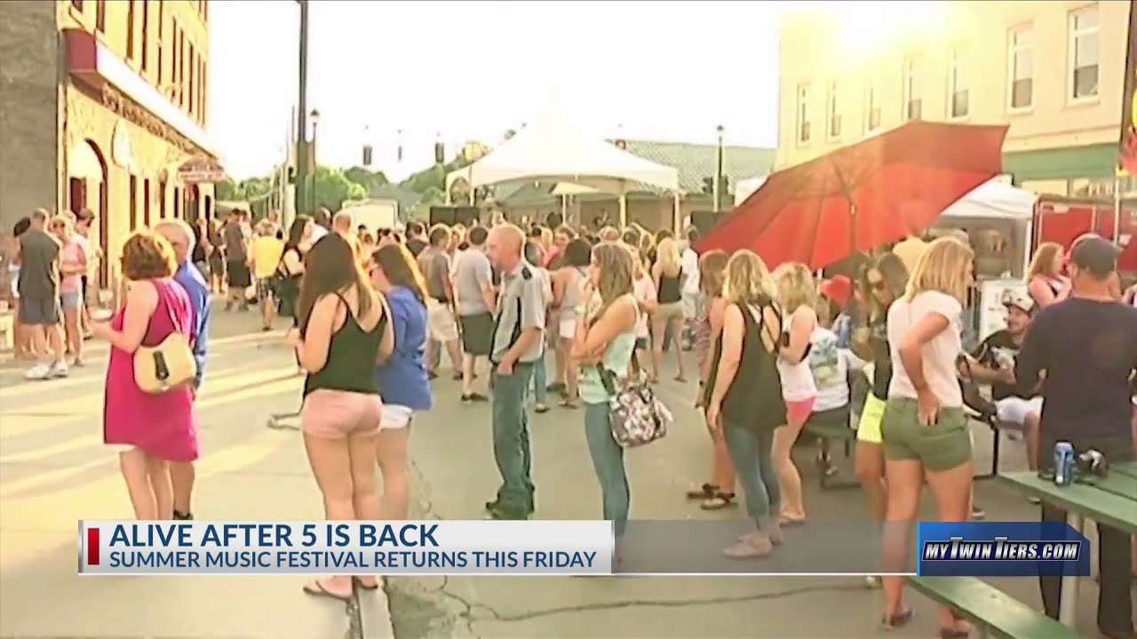 One of downtown Elmira's biggest summer events, Alive After Five, is