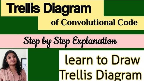 Trellis Diagram for Convolutional Codes|Trellis Diagram Step by Step Explanation