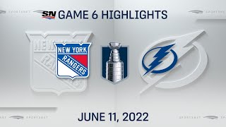 NHL Game 6 Highlights | Rangers vs. Lightning - June 11, 2022