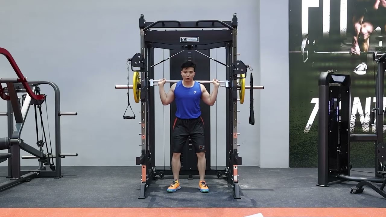 TZ-Q1108 Multi-Functional Smith Machine: Adaptable Strength