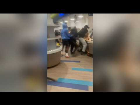 Chaos breaks out after fight at Georgia State dining hall