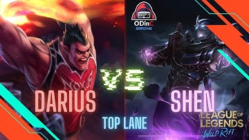 LMHT Tốc Chiến: Darius top vs shen. quẩy hết trận