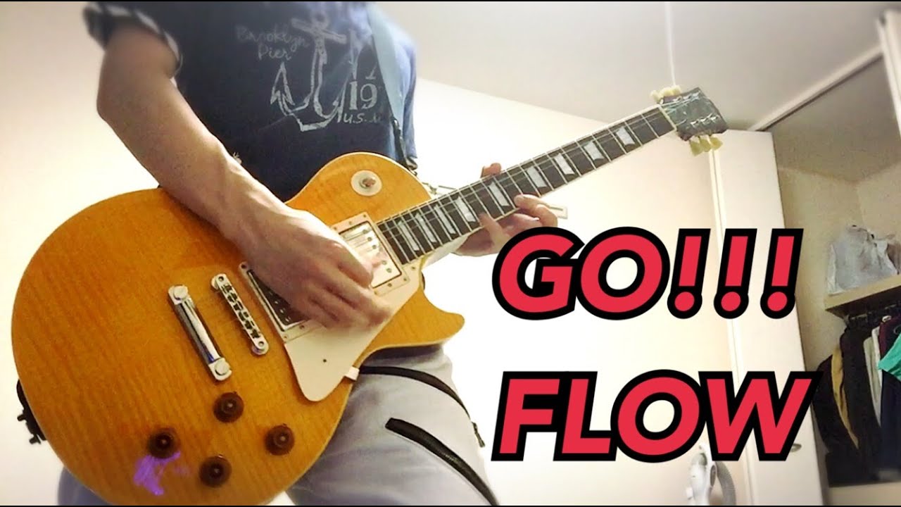 Go Flow Naruto ナルト Op Guitar Cover 弾いてみた Youtube