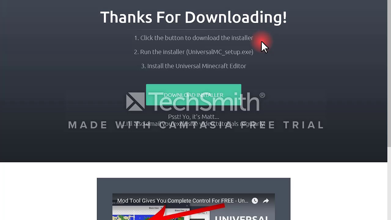 Como Baixar o Universal Minecraft Editor - YouTube
