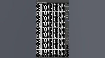 Awesome Illustrator Trick to Make Your Posters DYNAMIC! #typography #illustratortutorials #shorts