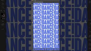 Awesome Illustrator Trick to Make Your Posters DYNAMIC! #typography #illustratortutorials #shorts